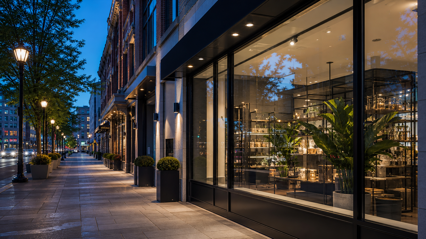Rue commerciale propre &agrave; Montr&eacute;al